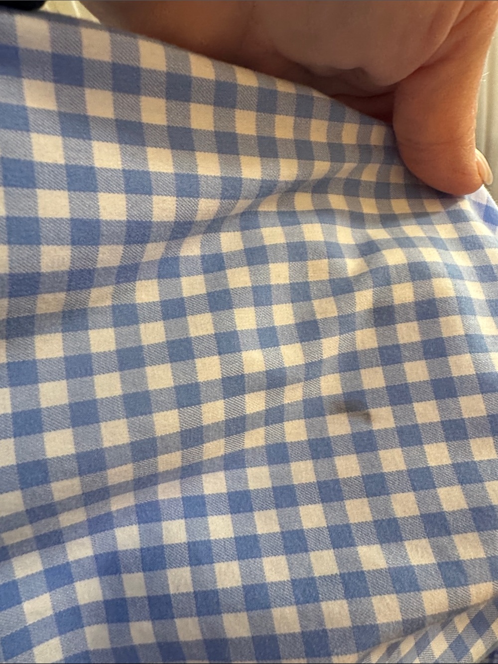 Ralph Lauren Light Blue Gingham Button-Down Shirt - Picture 6 of 6